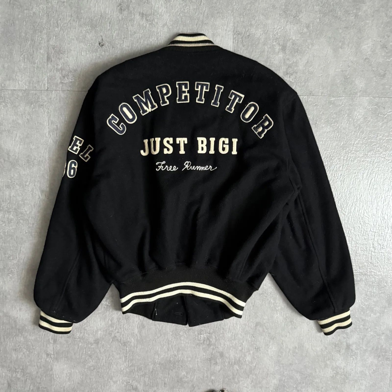 希少80s 90sヴィンテージ JUST BIGI スタジャン ワッペン