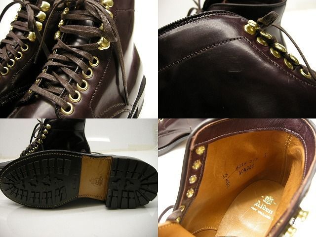 サイズUS 6.5D (約24.5-25cm相当)□新品□オールデン Alden コード