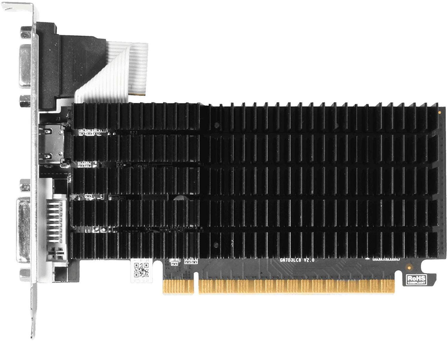 玄人志向 NVIDIA GeForce GT710 グラフィックボード/ GF-GT710-E1GB/HS