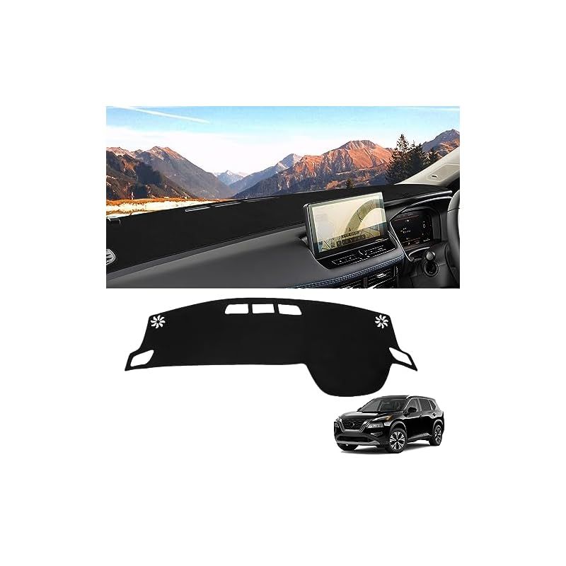 エクストレイル T33系 専用 ダッシュボードカバー X-TRAIL 4代目 T33 SNT33 T33型 ダッシュボードマット 内装パーツ ダッシュボード 保護マット 日焼け防止 アクセサリー (エクストレイル T33系) 0