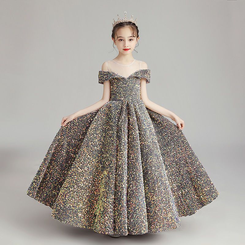 子供 ドレス こども 子供ドレス 発表会 ドレス 結婚式 フラワーガール ブラック 輝き ロングドレス 豪華 シンプル 上品 中学生 高校生 子ども キッズ ドレス 発表会 oxAq159
