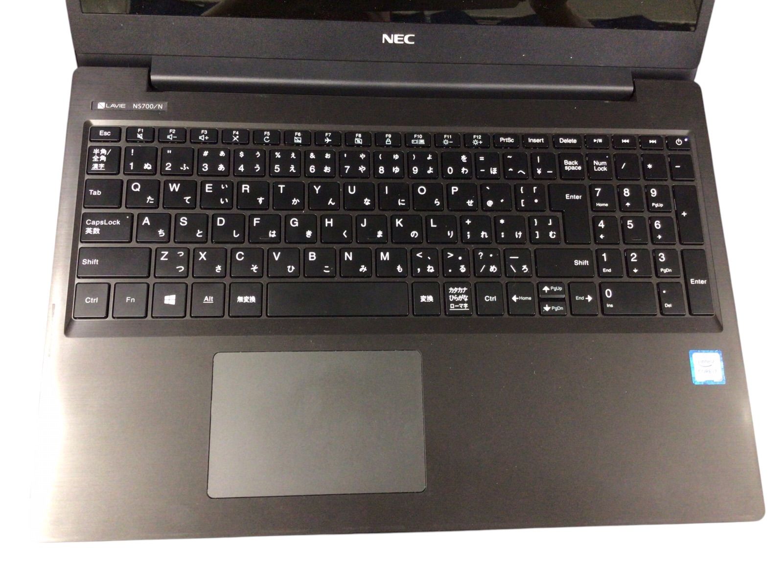 販売済み npc258【ジャンク】NEC PC-NS700NAB◇i7 8th/4GB◇モニター