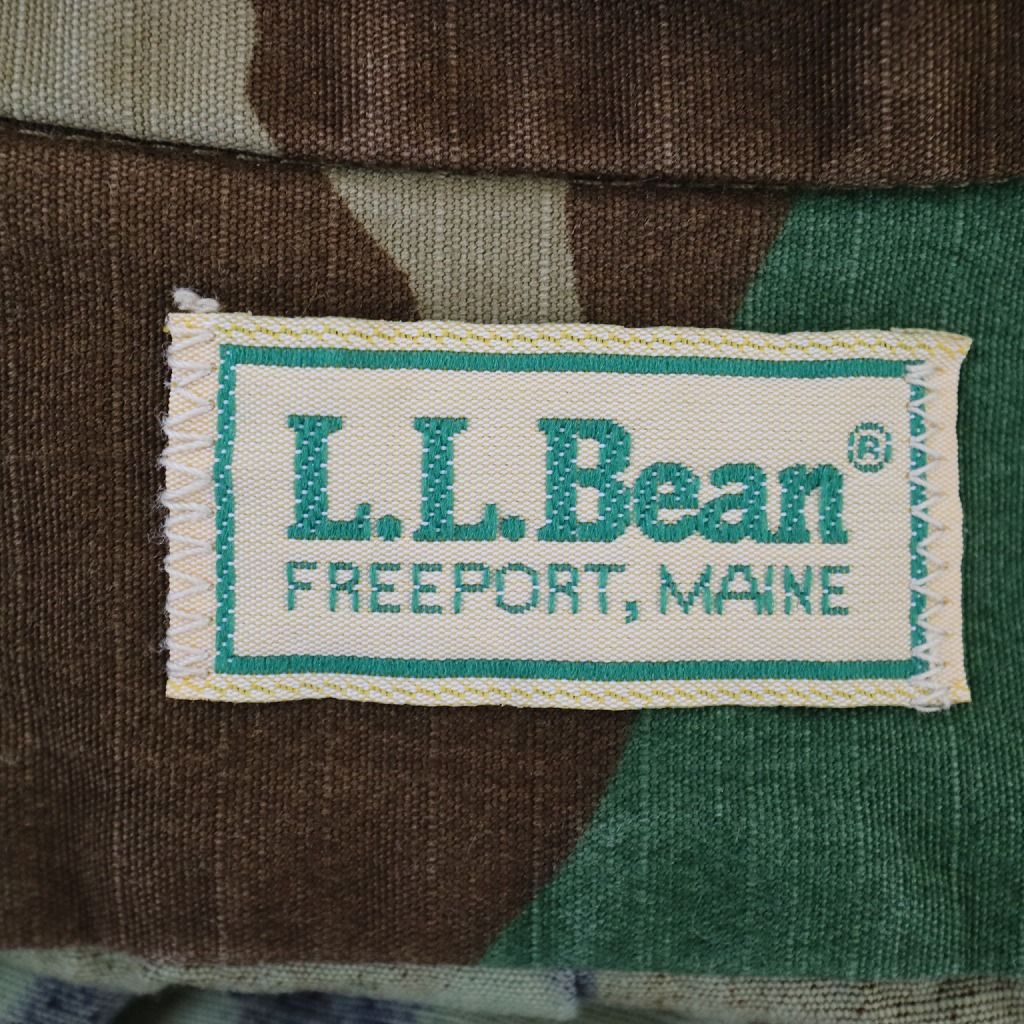 SALE/ 90年代 USA製 L.L.Bean エルエルビーン ハンティング 長袖シャツ ミリタリー ガンパッチ付き カモ (メンズ XL) N5858