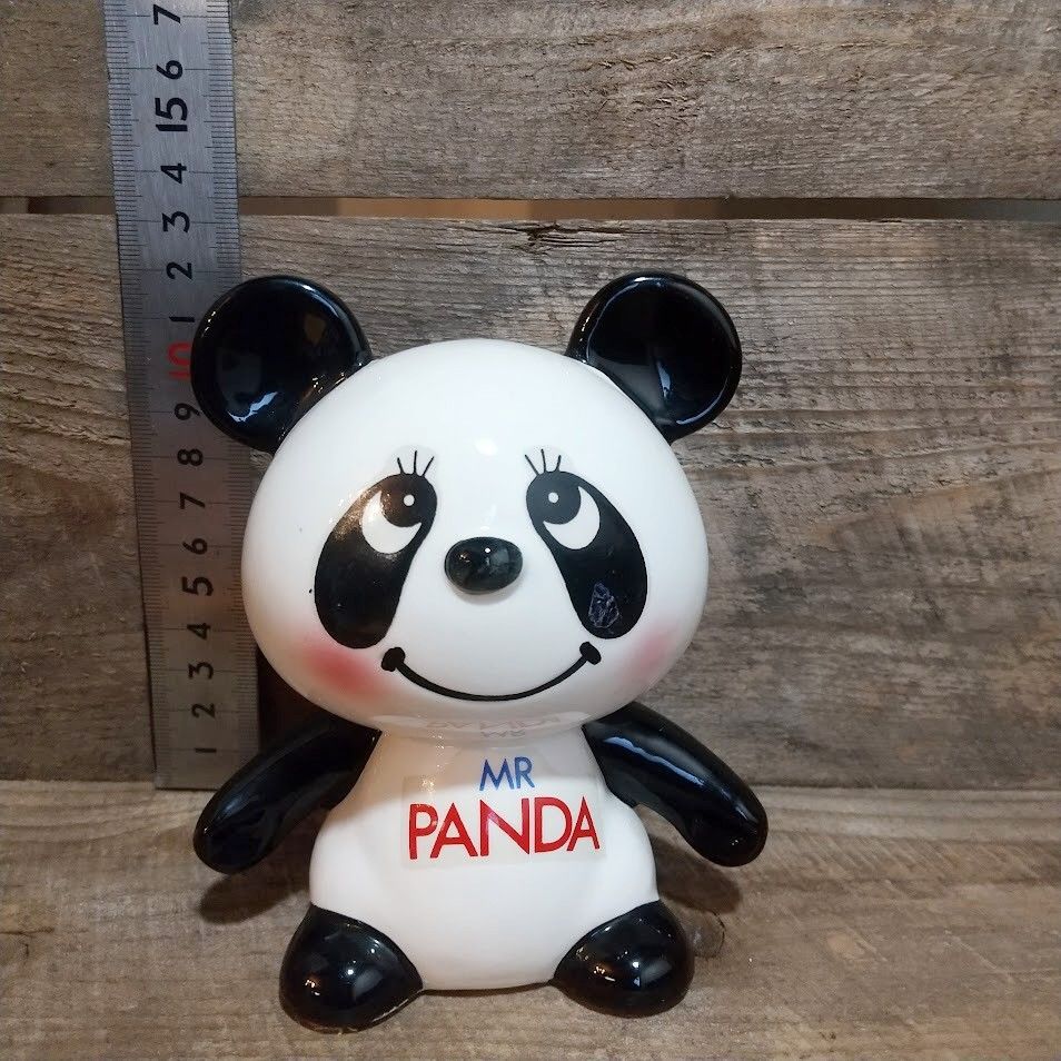 ルネパンダ 内藤ルネ 貯金箱 ミスターパンダ 昭和レトロ 内藤ルネ パンダ貯金箱 陶器 MR PANDA 昭和レトロ - メルカリ