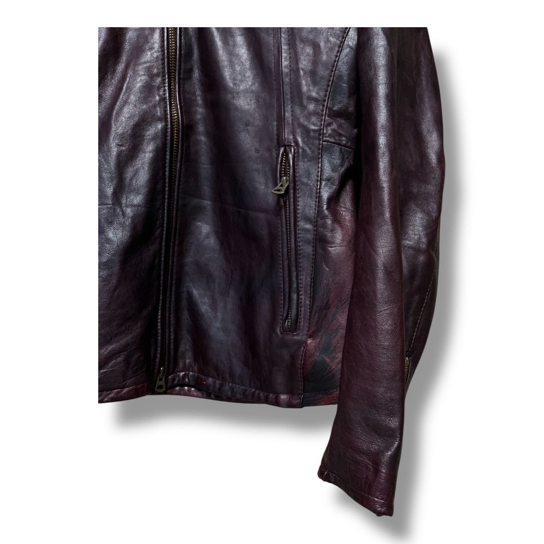 NICOLE ムッシュニコル ライダースジャケット レザージャケット 羊革