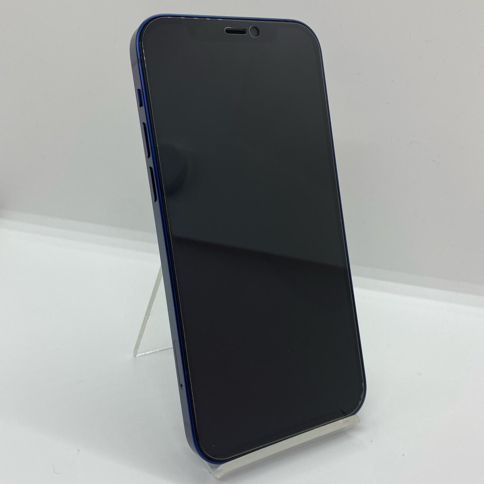 iPhone 12 64GB ブルー au 白ロム 美品 動作確認済 86%【全額