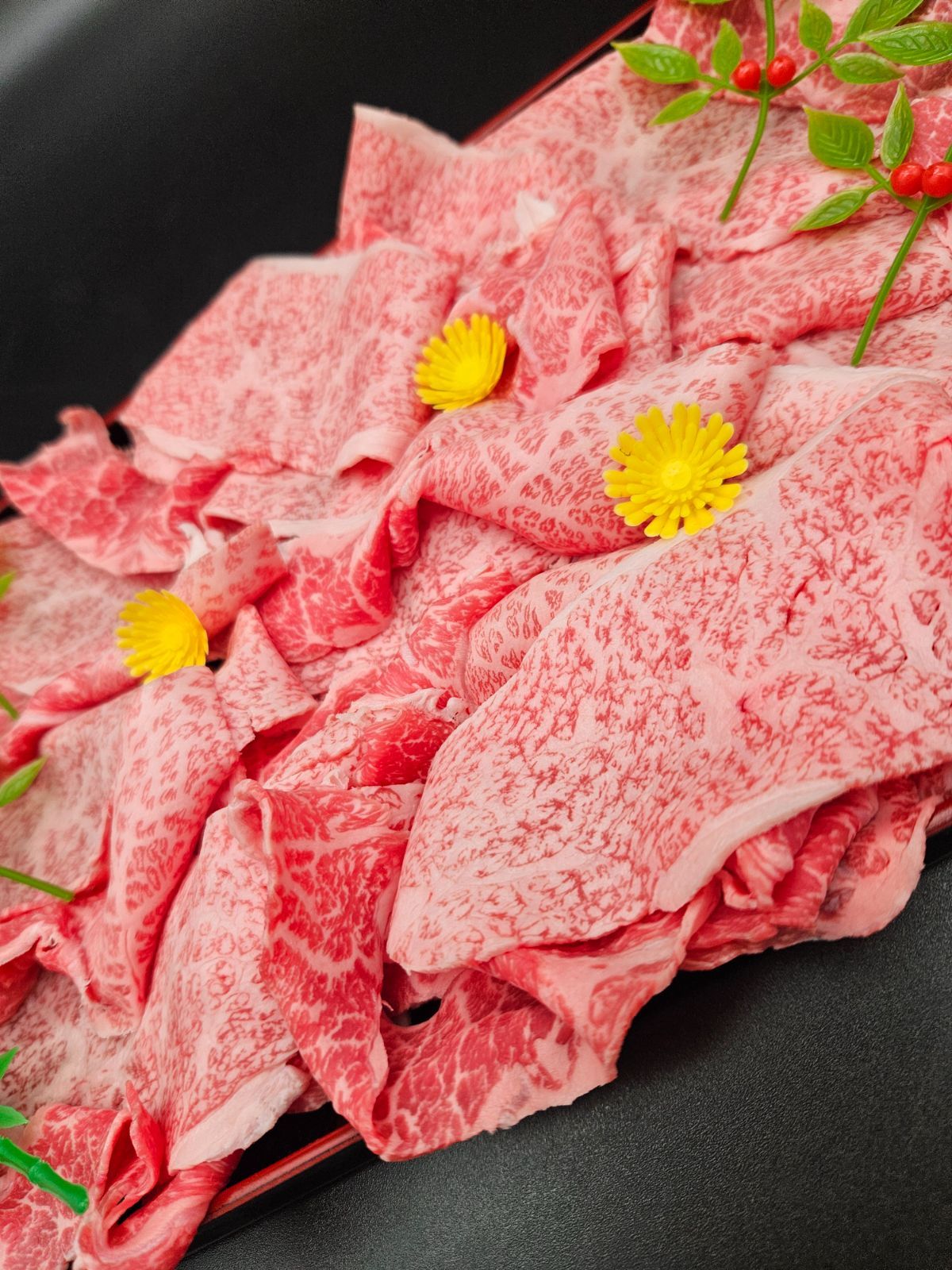 オンライン 極上黒毛和牛 霜降りスライス 1kg 250g×4pすき焼き