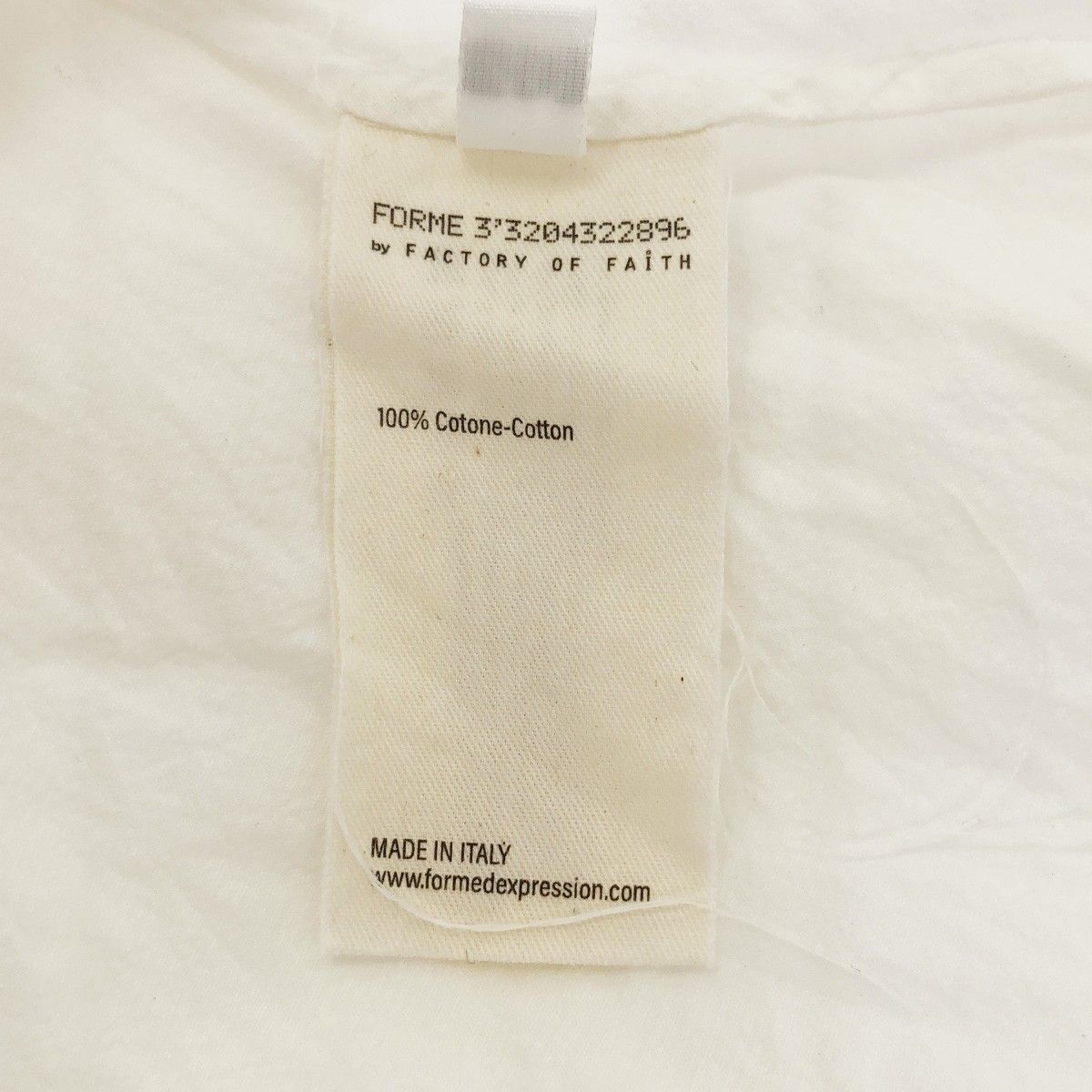 エクスプレッション ボウタイ付きコットンシャツブラウス