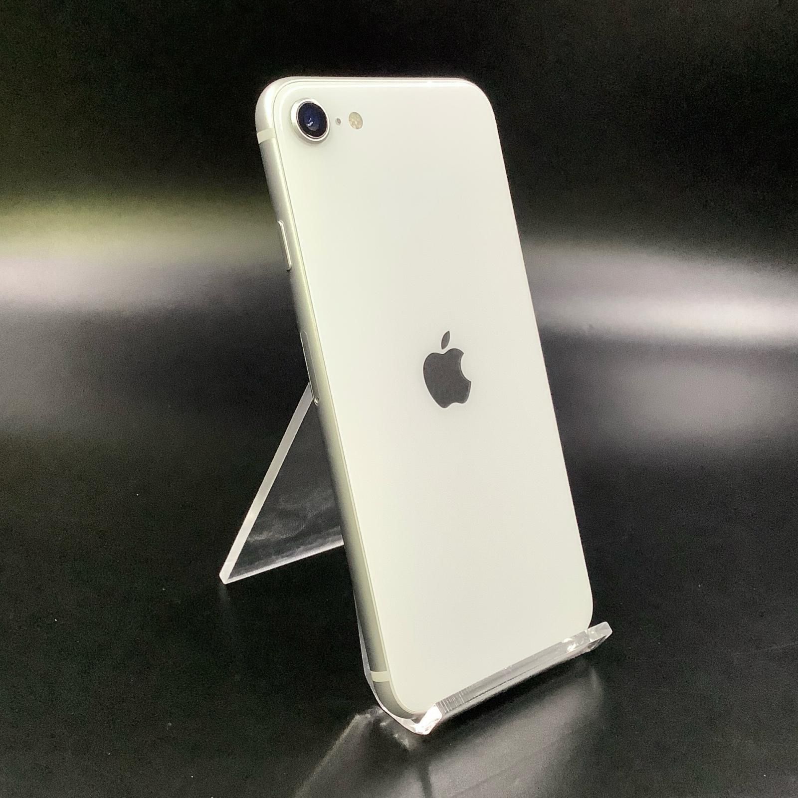 iPhone SE（第2世代） 64GB ホワイト au 白ロム 動作確認済 82