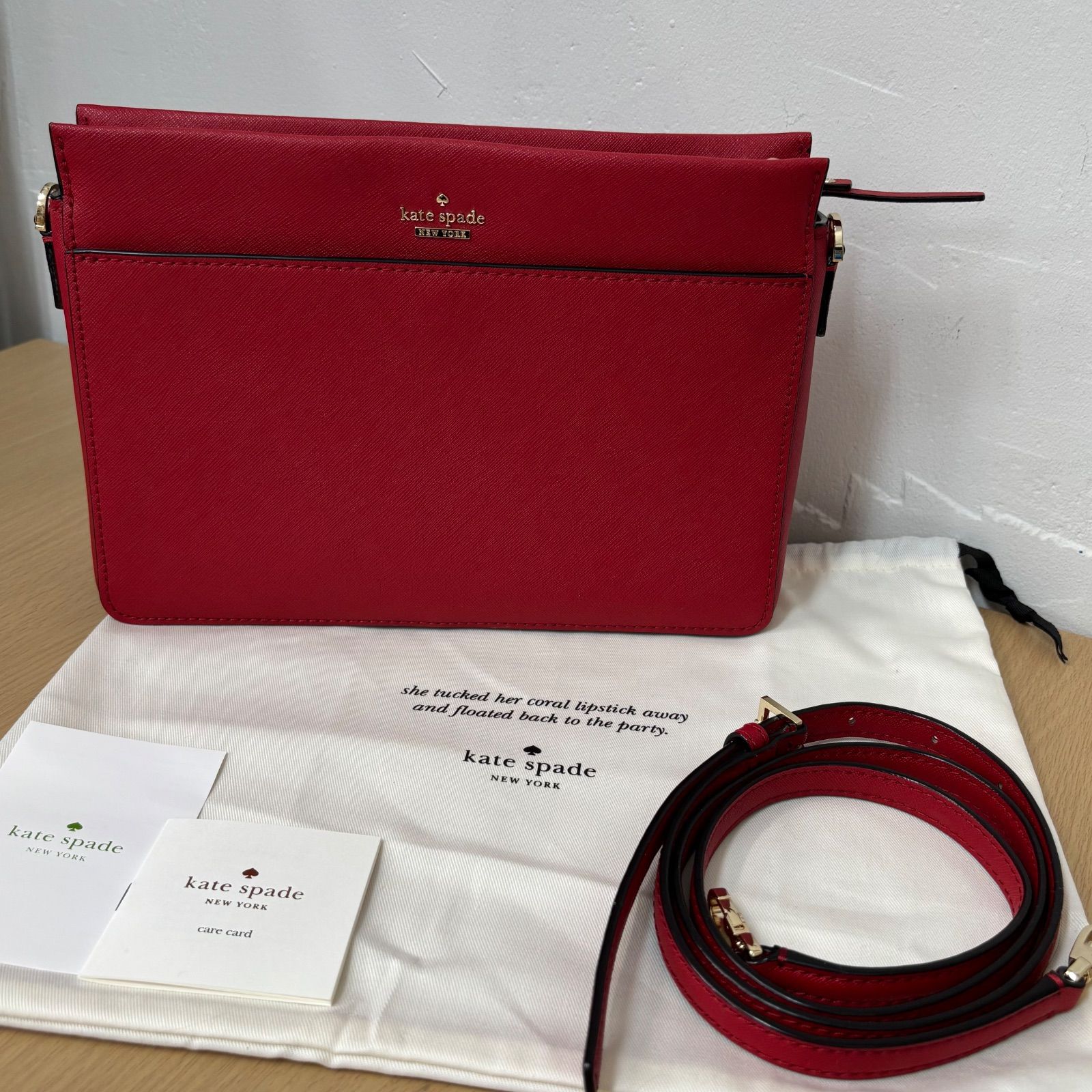 ◎【未使用保管品】 kate spade ケイトスペード ショルダーバック 