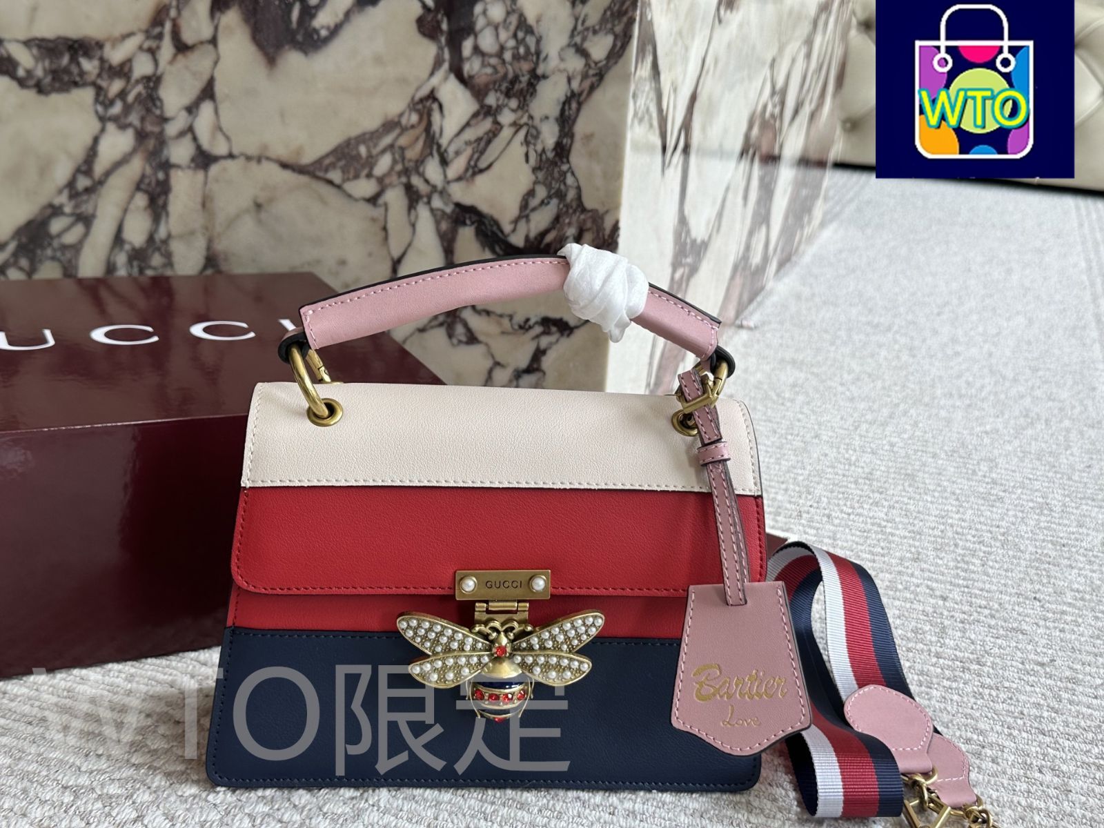 今日特価】Gucci Margaret Bee Bag グッチ マーガレット ビー バッグ  
