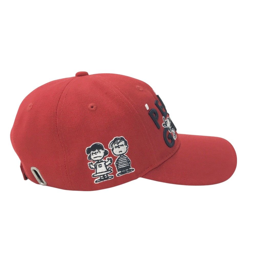パーリーゲイツ スヌーピーコラボ　キャップ　赤 パーリーゲイツ スヌーピーコラボ キャップ 赤 PEARLY GATES