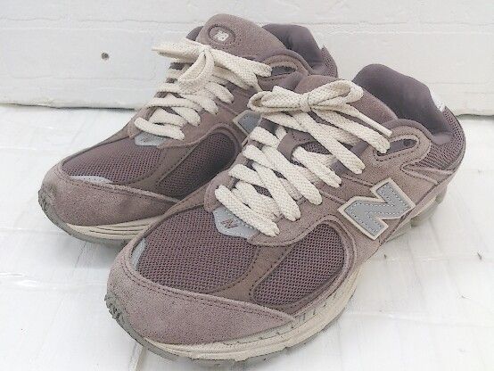 NEW BALANCE ニューバランス D M2002RHD スニーカー シューズ サイズ24cm ブラウン系 レディース P  【1208250007537】