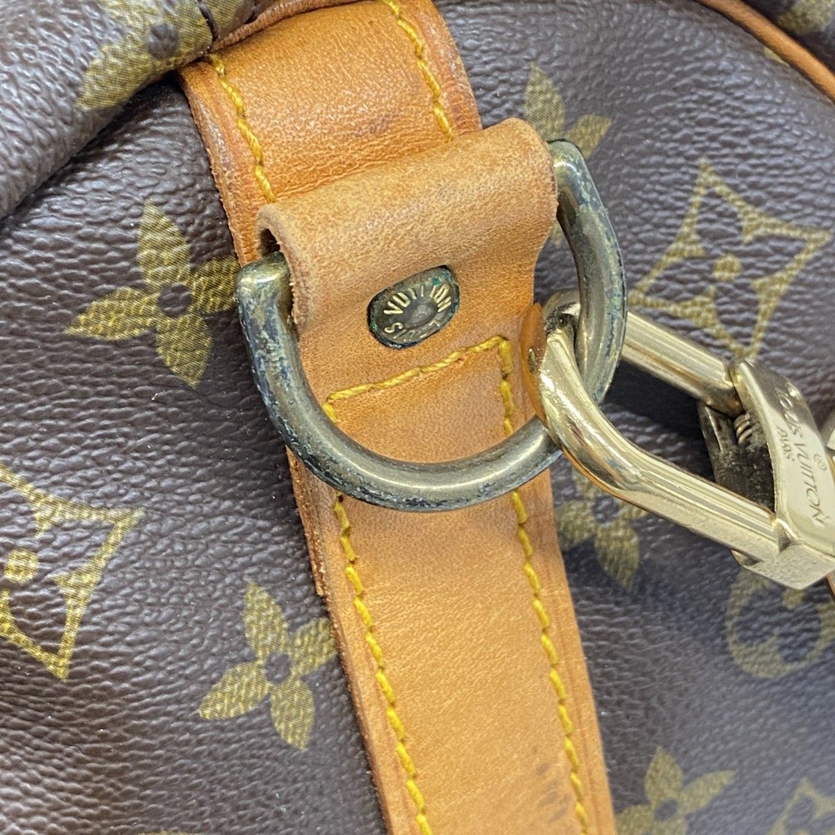 5gc3109-h】ルイヴィトン ボストンバッグ モノグラム キーポルバンド  