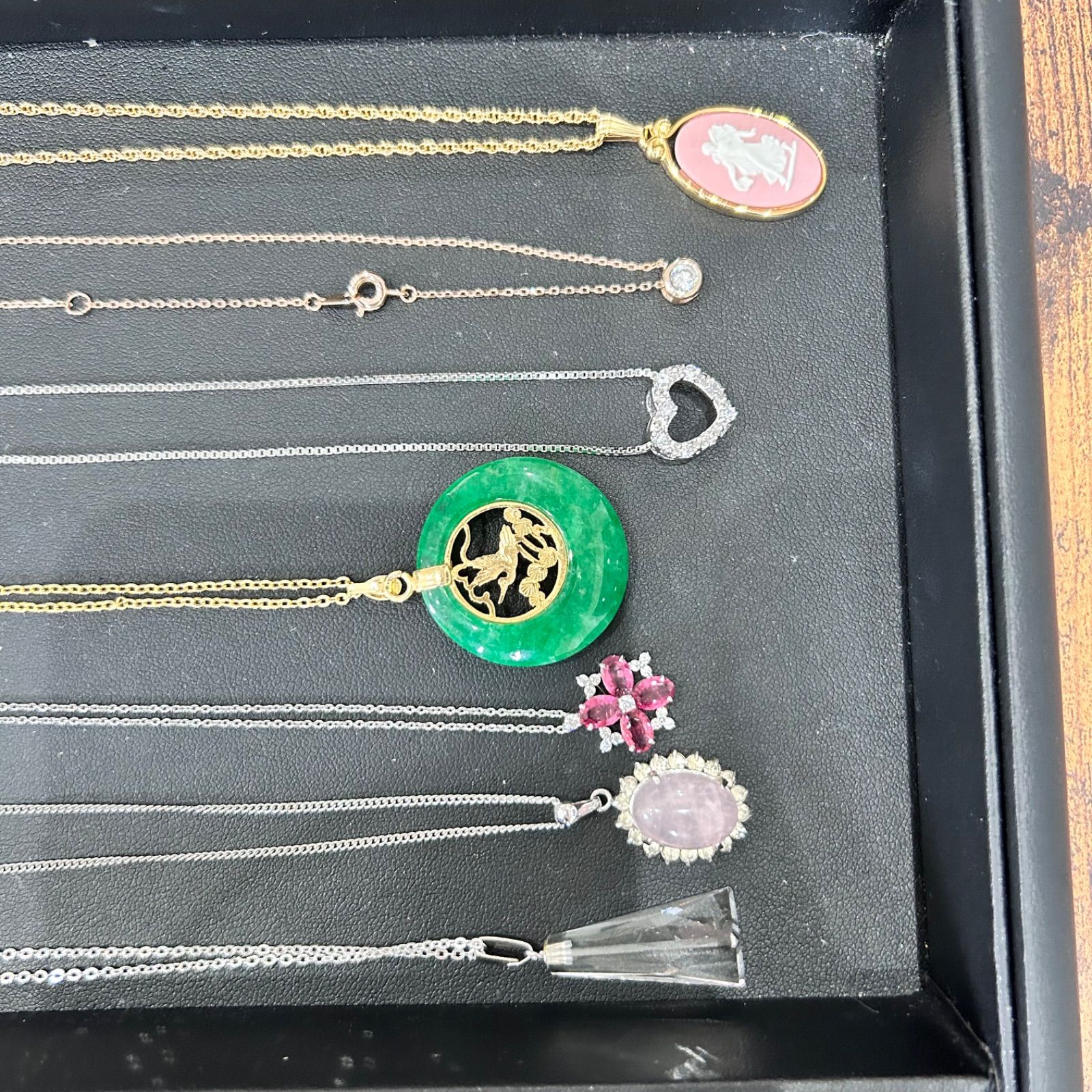 ①遺品整理 メッキアクセサリー アクセサリーおまとめ
