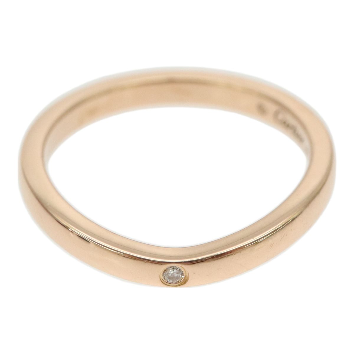 Cartier カルティエ Au750PG 18金ピンクゴールド K18 ダイヤ3P 