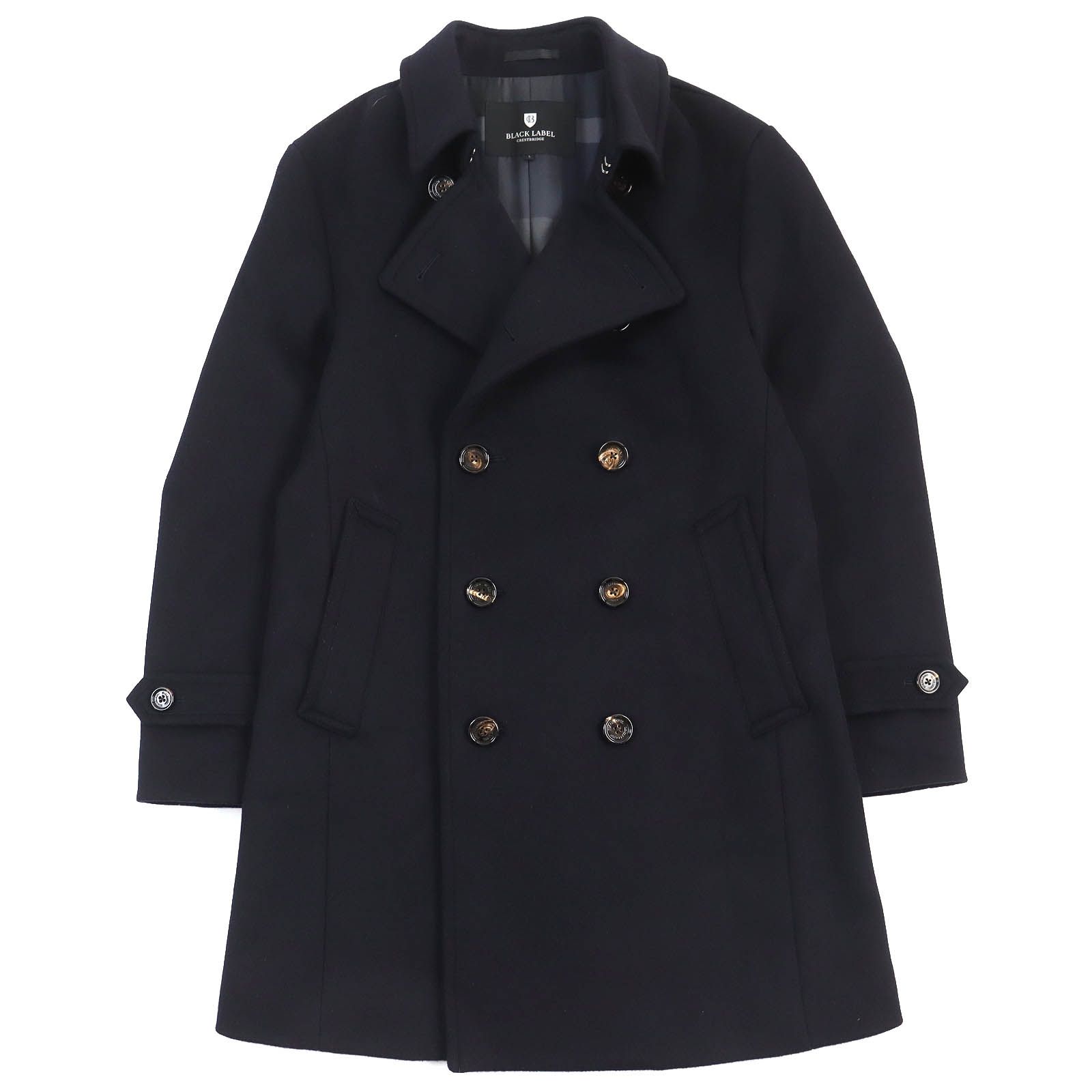 美品 トレンチコート ブラックレーベル クレストブリッジ LL美