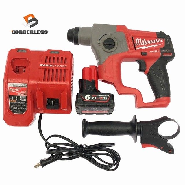 品 Milwaukee ミルウォーキー ロータリーハンマドリル M12CH バッテリ1個 12V6.0Ah 充電器付き117078