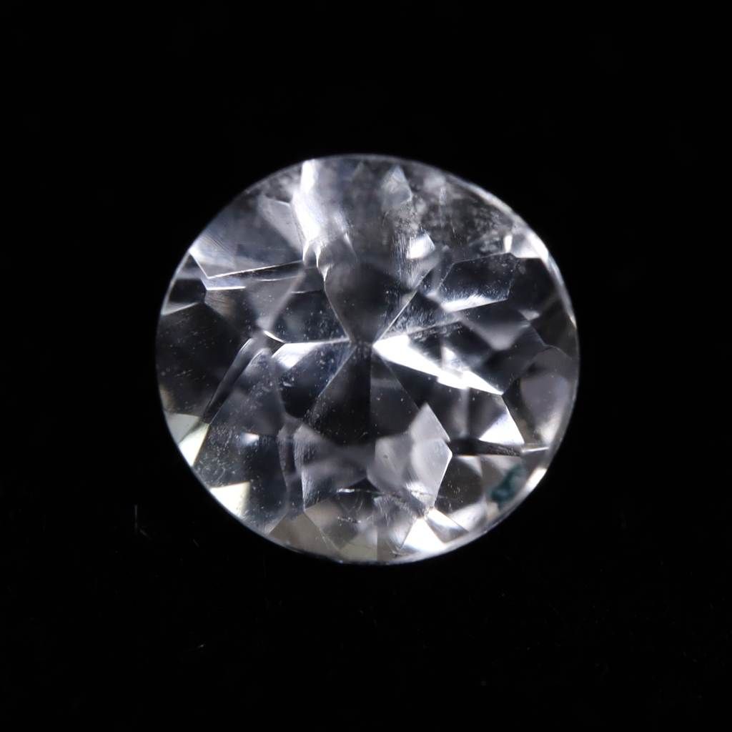 H-E社 フェナカイト AZOZEO A 4.8mmラウンドカット ルース 証明書付 0.47ct 榎本通商37245