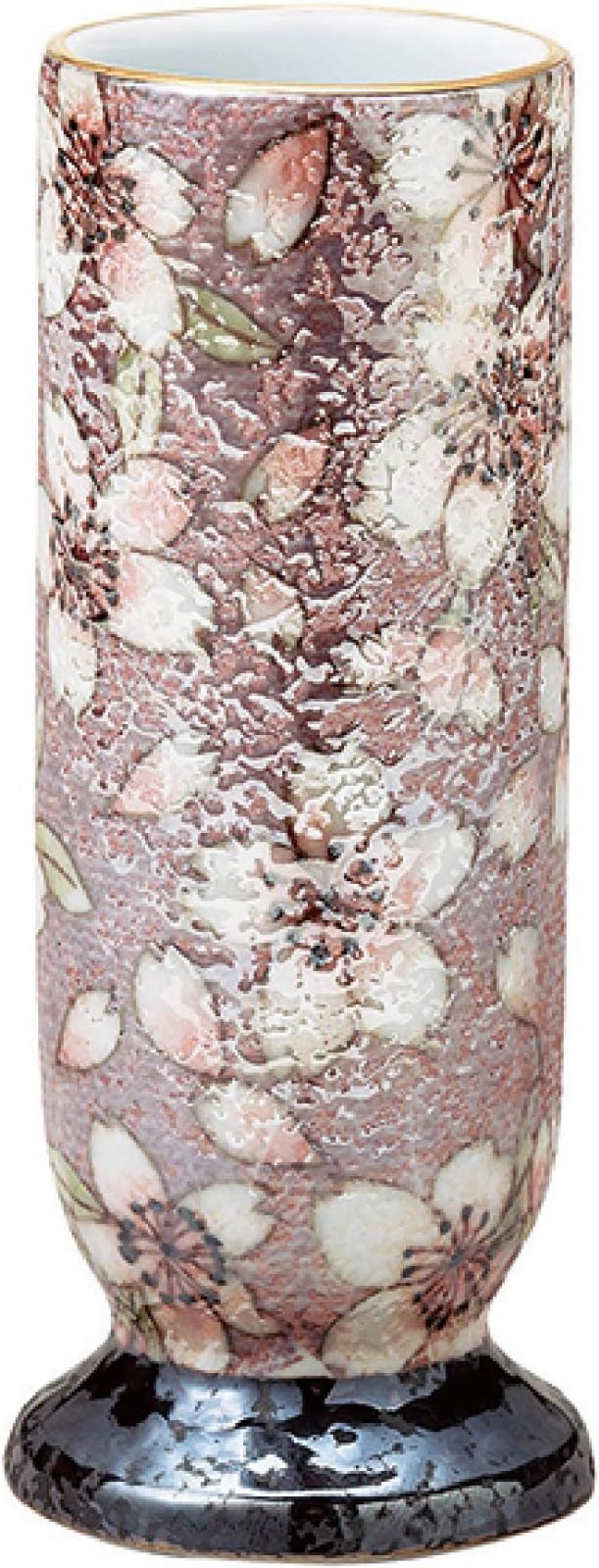 サンメニー 仏壇 花瓶 単品 本格 有田焼 花立 具足 仏具 インテリアに馴染む おしゃれ お 花 立て 造花 フラワー 仏具 現代仏壇 お仏壇 仏具小物 庵 桜ろまん お花立て お供え フラワースタン