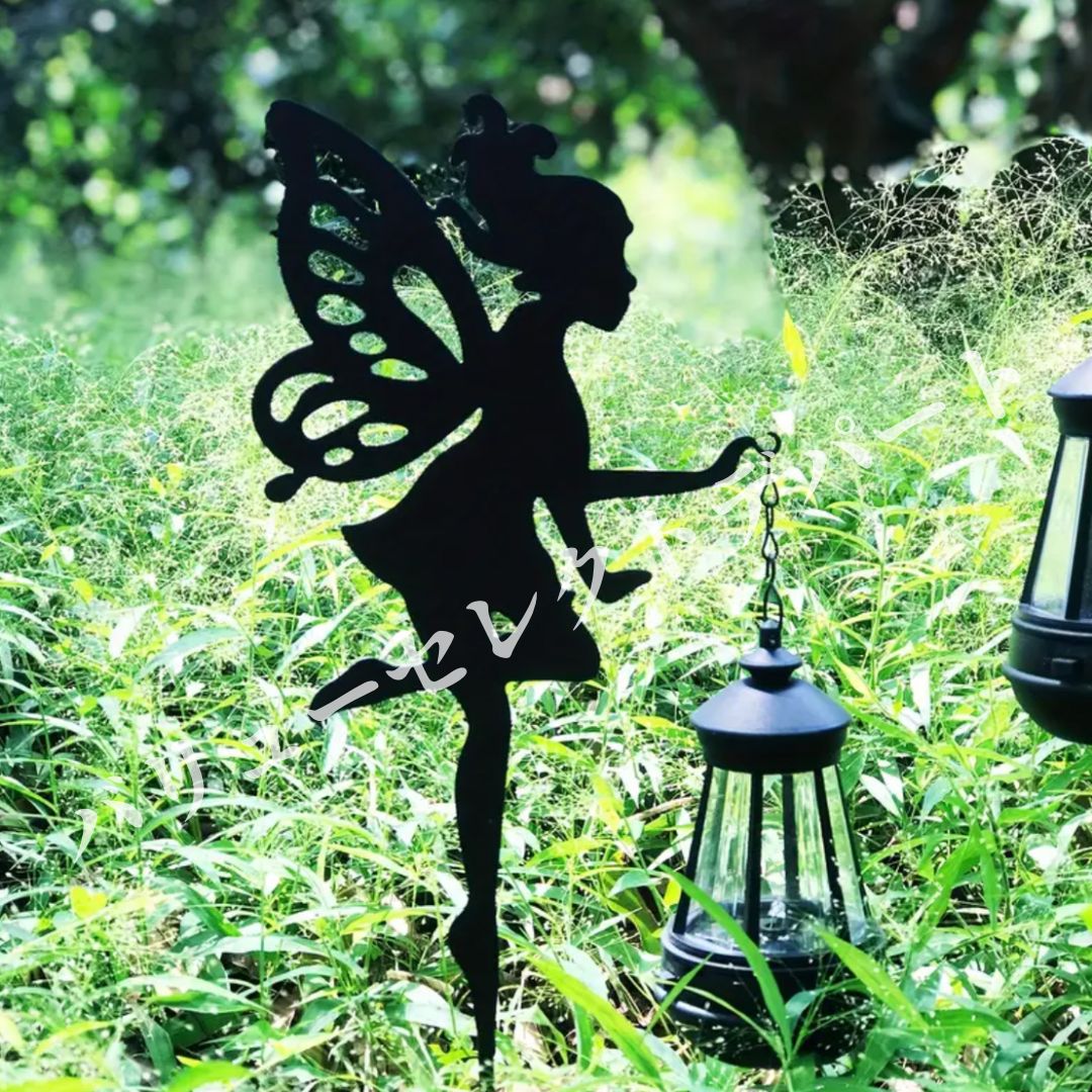 ガーデンライト ソーラー 2個セット ステーク 付き フラワー フェアリー LED 照明 芝生 フェンス 小道 パティオ 屋外 エルフ ライト ソーラー電源 自動点灯 ガーデン デコレーション フィギュア 夜間 ライトアップ フェアリーライト YUZUMIYA_COM