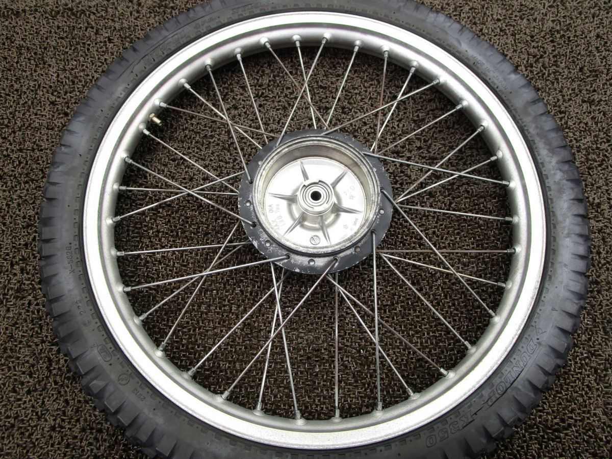 TS125 フロントホイール W687！TS1252 スズキ 【 TS1252 】 キャブ車 動画有