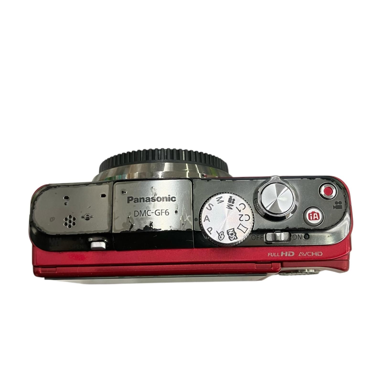 118011 Panasonic パナソニック デジタルカメラ LUMIX GF6 レッド
