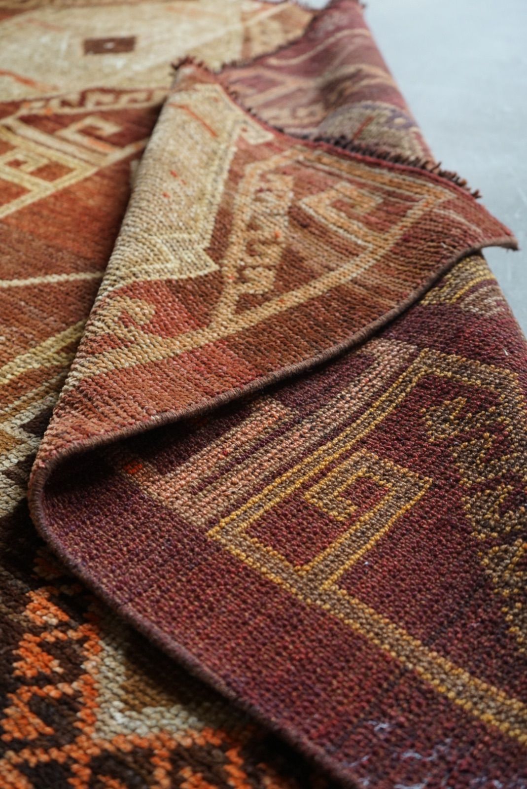 ヴィンテージラグ トルコ アナトリア ブラウン 1980年代 256 × 155 cm No.TR25157 MARWIL-DEMENAGEMENTS_CH