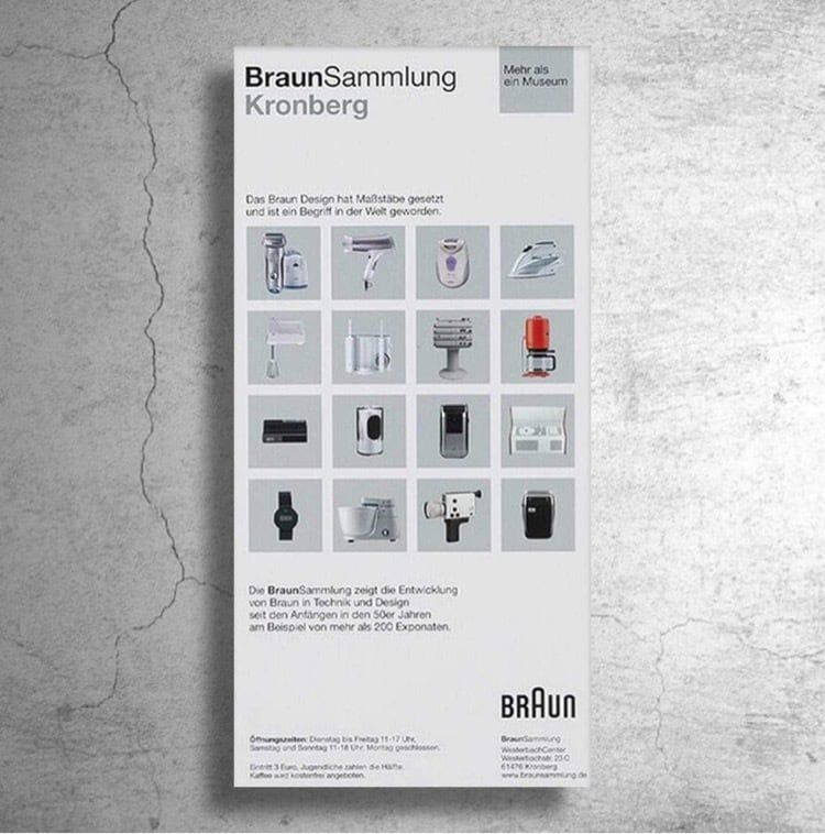 BRAUN/ディーター・ラムス』ドイツ美術館制作ポスター - メルカリ