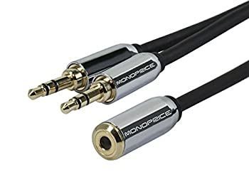 音楽機器など オーディオ機器 Monoprice 携帯用 6 インチ 3.5 mm ステレオ ジャック