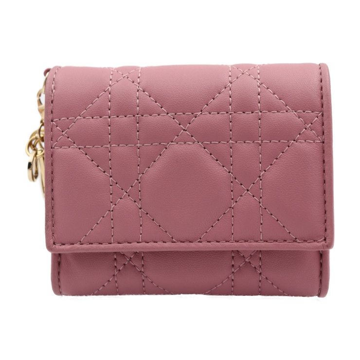 Christian Dior クリスチャンディオール ロータスウォレット 三 Christian Dior クリスチャンディオール ロータスウォレット 三
