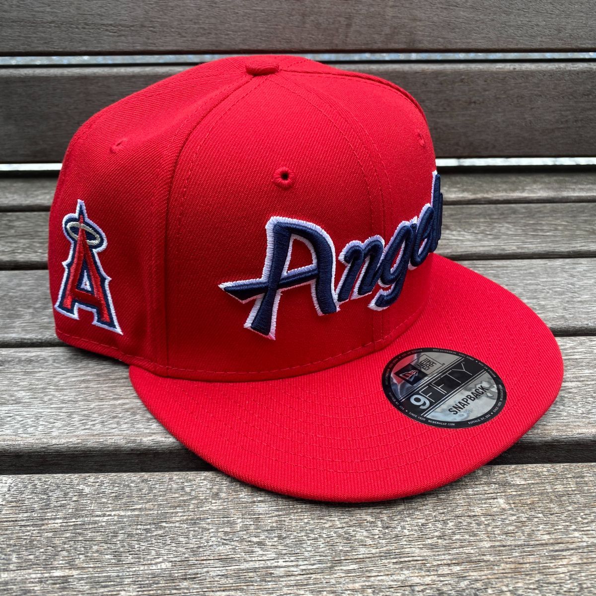 USA 9FIFTY ニューエラ MLB アナハイム エンゼルス Angels スナップバックキャップ Evergreen Script 950-208