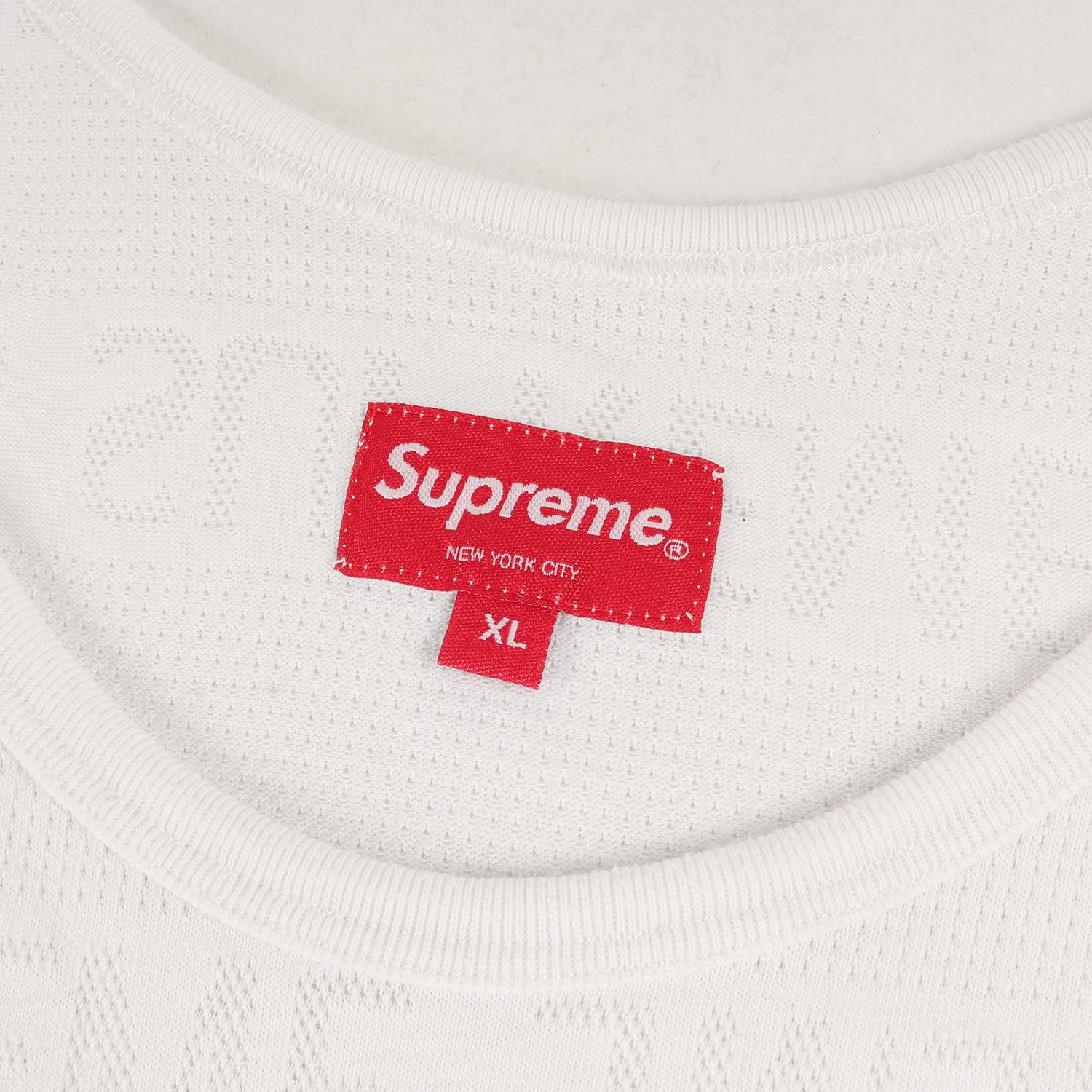 Supreme シュプリーム サイズ:XL 18SS メッシュ ロゴ ジャガード 