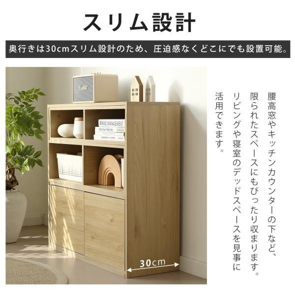 リビング収納 薄型