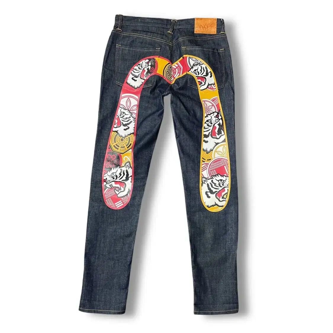 30 ） Evisu EVISU(エヴィス) no 5 オールドスクール タイガー 生 