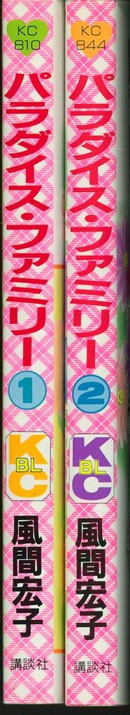 講談社 ビーラブKC 風間宏子 パラダイス・ファミリー 全2巻 セット  