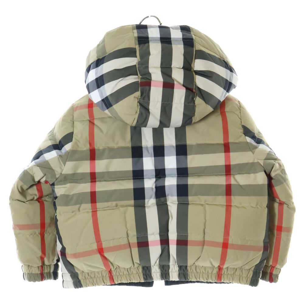 BURBERRY (バーバリー) ハウスチェック ナイロン リバーシブル ダウン