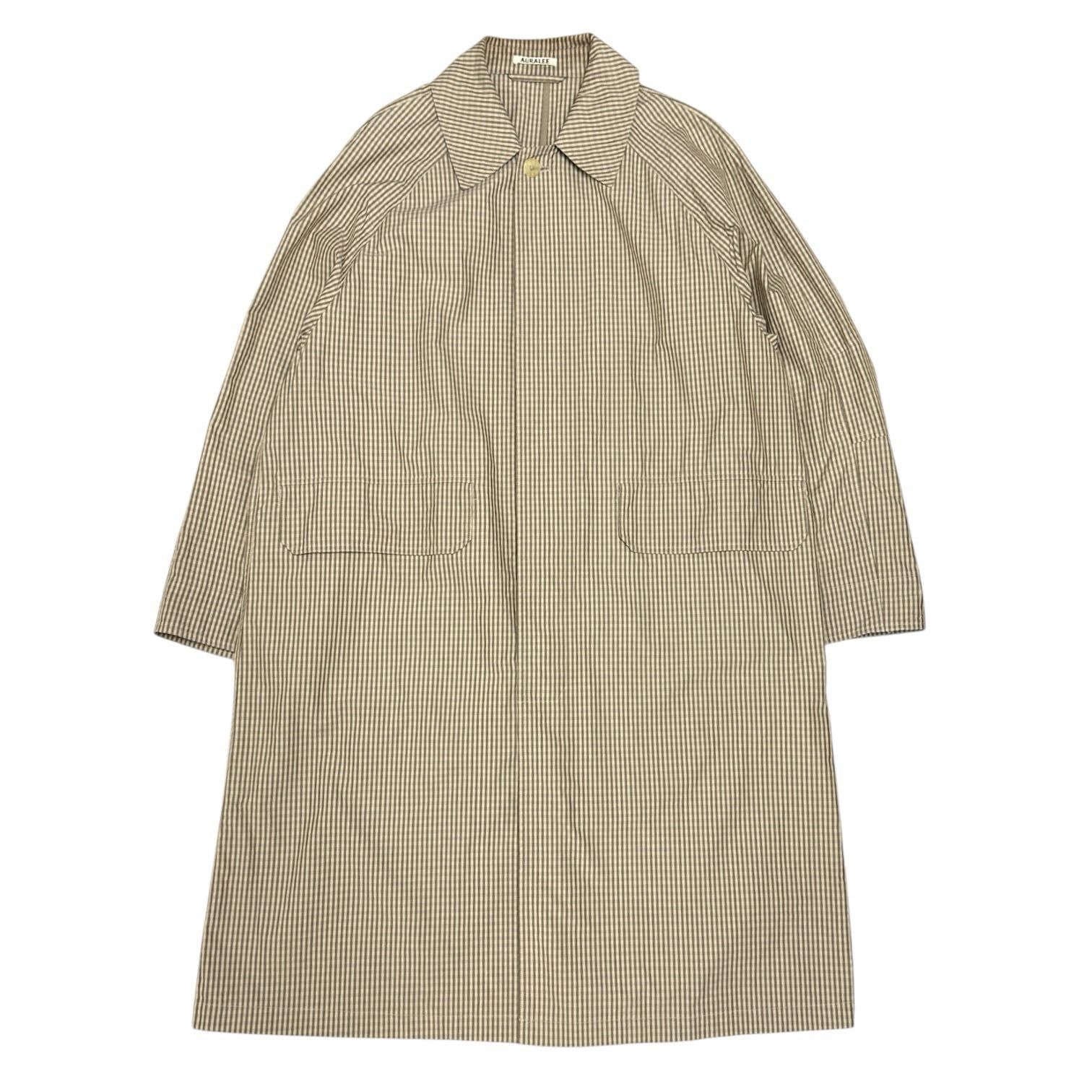 定価98,000+tax】AURALEE “CHECK COAT” 定価98,000+tax】AURALEE