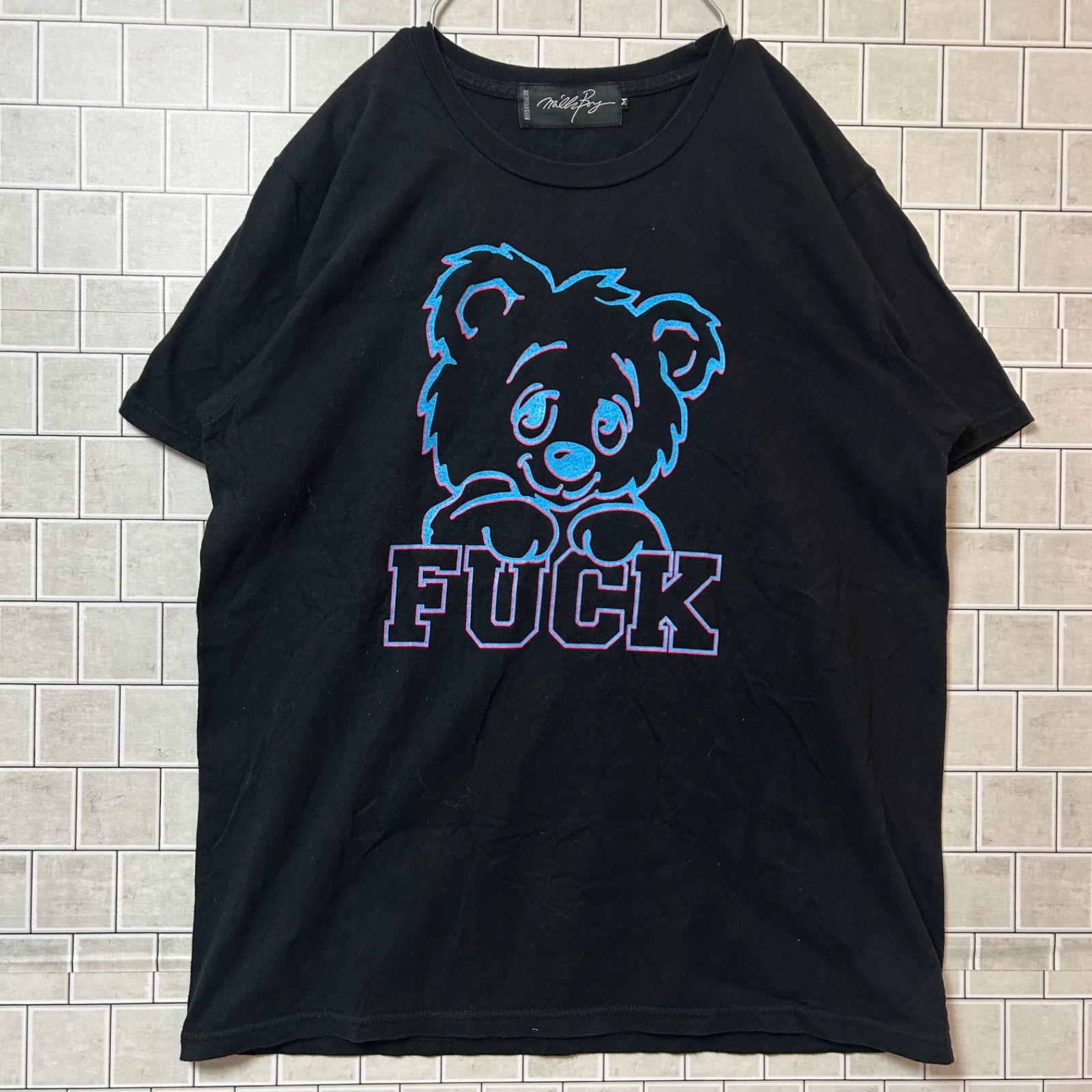 新品★未使用品★MILKBOY★SPACE FUCK BEAR TEE★ブラック MILKBOY ミルクボーイ FUCK BEAR Tシャツ M - メルカリ