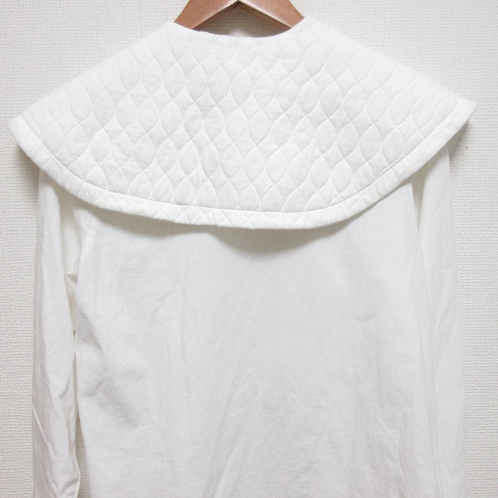 良品 22SS yori ヨリ 22SS キルトカラーロングTee 2WAY つけ襟