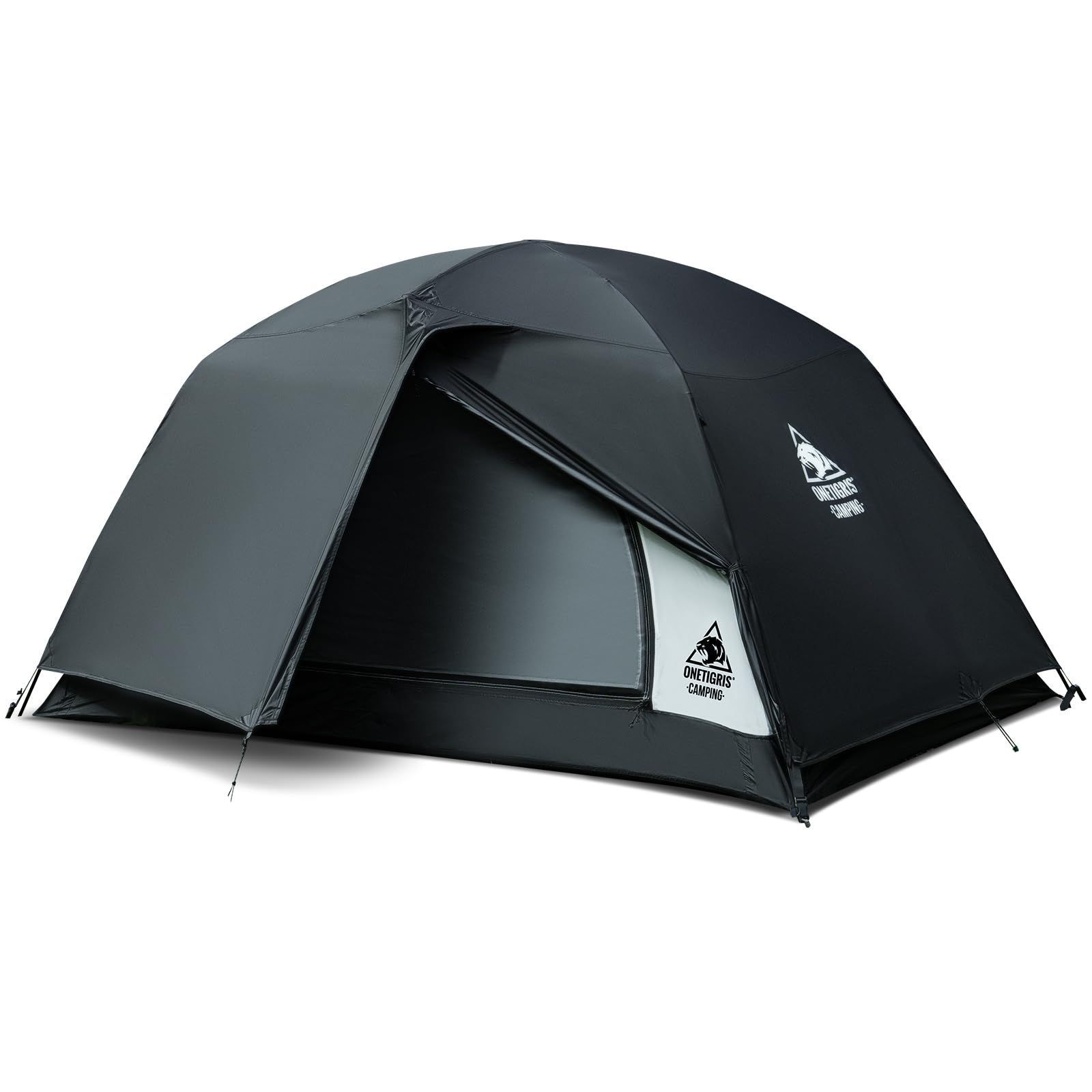 収納袋付き キャンピング 登山 用品 キャンプ 山岳 自立式 耐水圧3000㎜ 前室付き 二重層 4シーズン ドームテント 2人用 STELLAテント OneTigris