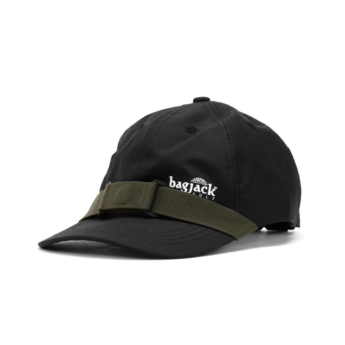 バッグジャックゴルフ キャップ bagjack GOLF Molle Cap - Fidlock 帽子 ゴルフキャップ モールキャップ フィドロック マーカーホルダー メンズ BGA-C01 ブラック
