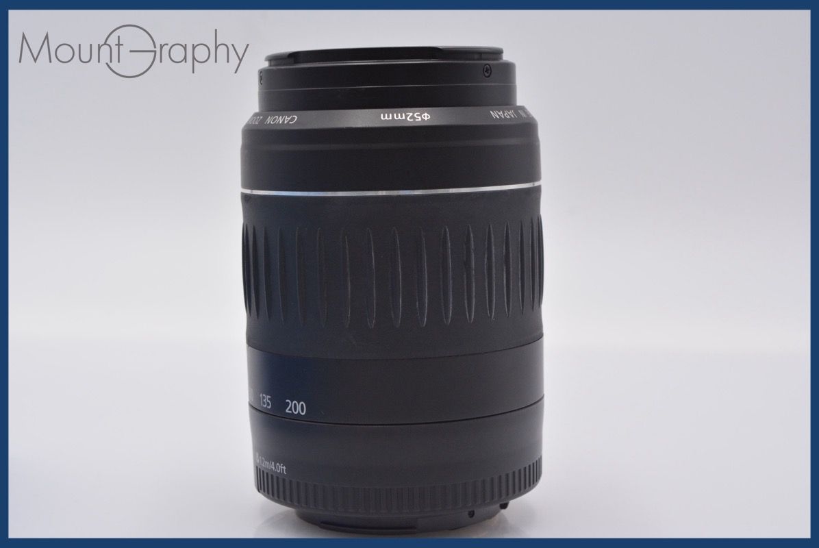 Canon EF 55-200mm II USM 前後キャップ付 ※動作注意 ☆極上美品☆ キヤノン Canon EF 55-200mm F4.5-5.6 II USM 前後