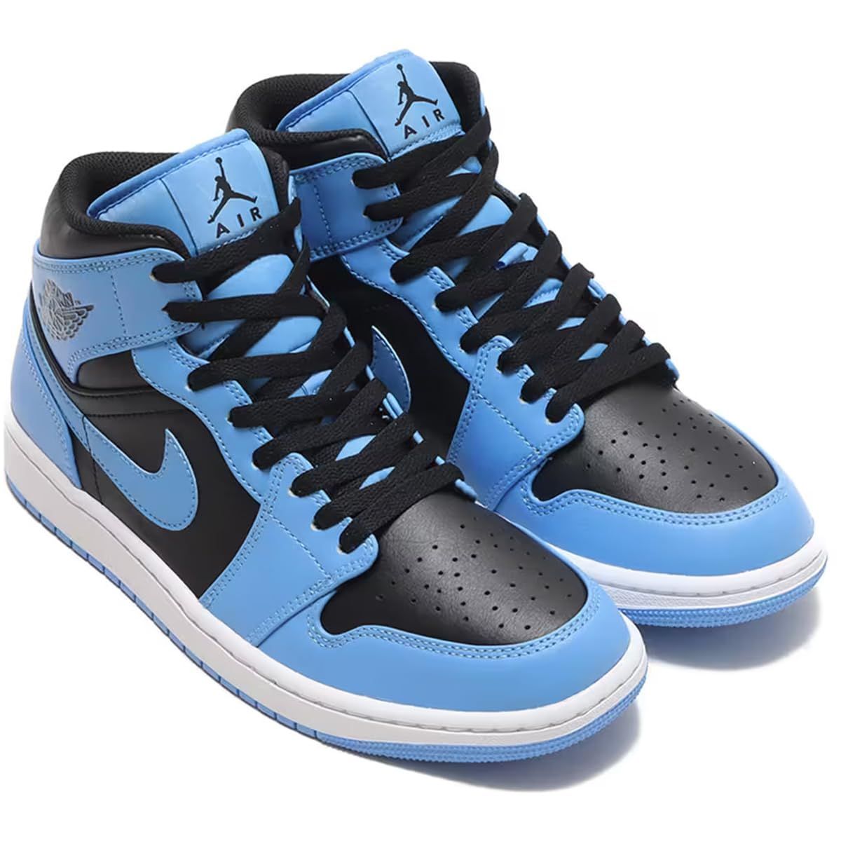 [ナイキ] エア ジョーダン 1 ミッド AIR JORDAN 1 MID ユニバーシティブルー/ホワイト/ブラック DQ8426-401 ナイキジャパン正規品 28.0cm [ユニバーシティブルー/ホワイト/ブラック] [28.0 cm]
