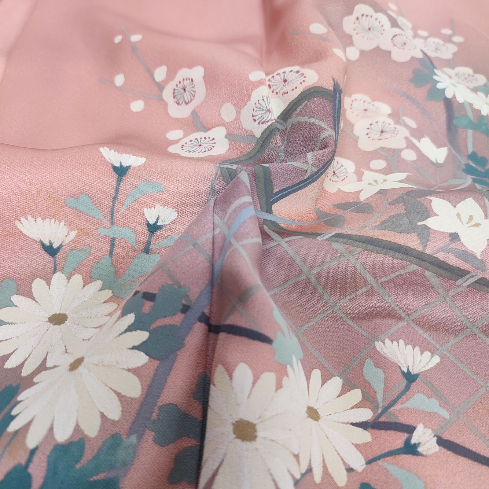 平和屋着物□訪問着 絞り 刺繍 辻が花 正絹 逸品 AAAY4104ru 2025年