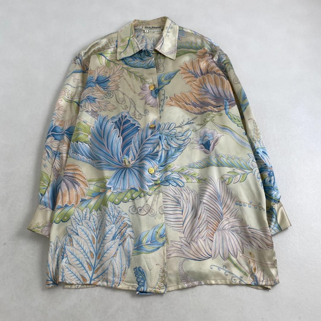 Salvatore Ferragamo サルヴァトーレフェラガモ 長袖ブラウス