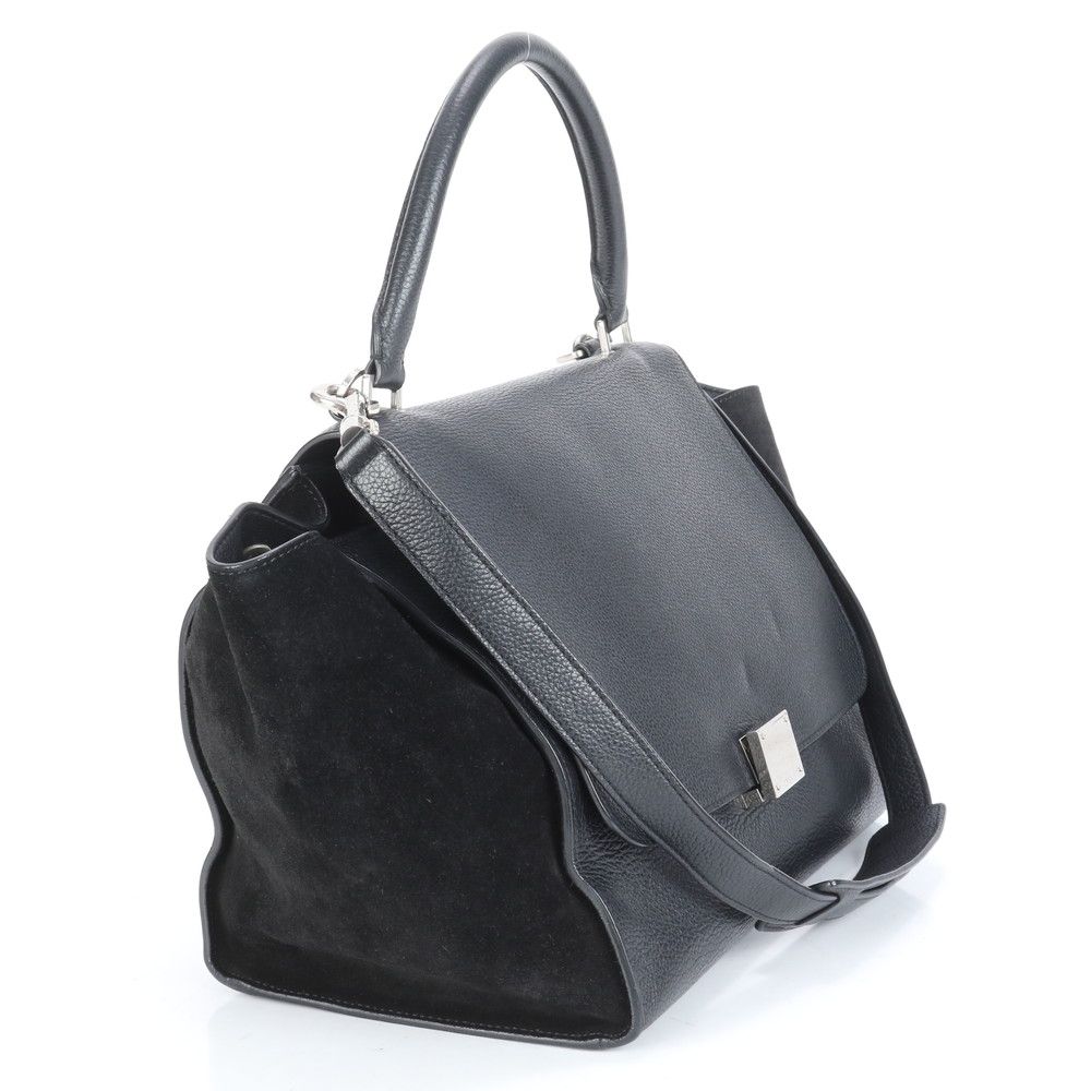 美品⭐️CELINE トラペーズ ハンドバッグ 2WAY レザー ミディアムサイズ 楽天市場】【バッグ】CELINE セリーヌ トラペーズ ハンドバッグ