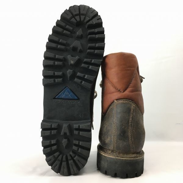 80年代以前?Vintage TRAPPEUR/トラッパー 登山 本革トレッキングブーツ 