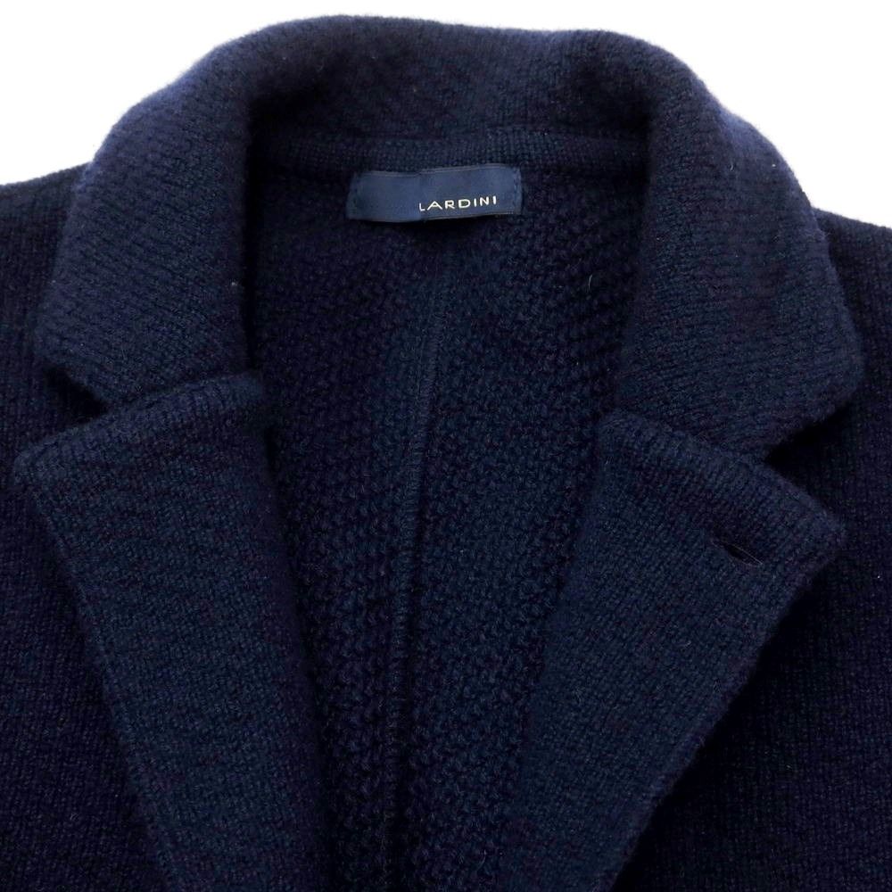 中古】ラルディーニ LARDINI ミドルゲージカシミヤ ニットジャケット 