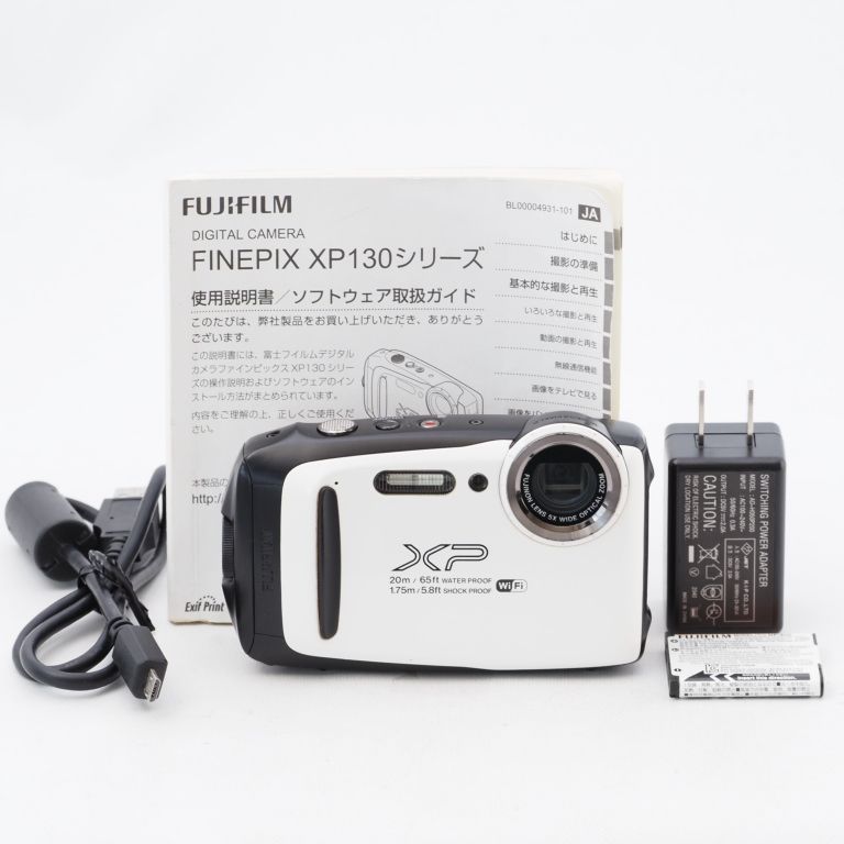 FUJIFILM フジフイルム 防水カメラ XP130 ホワイト FX-XP130WH FUJIFILM フジフイルム 防水カメラ XP130 ホワイト FX-XP130WH
